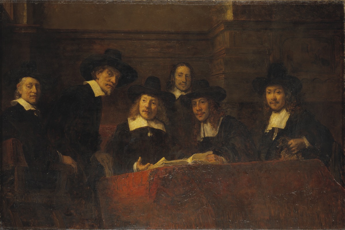 Ernst Josephson - Staalmeesters. After Rembrandt
