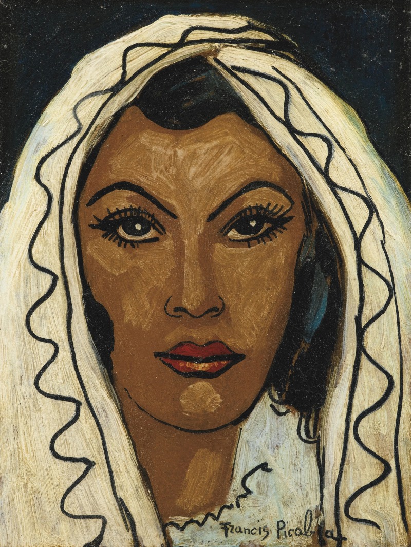 Francis Picabia - Sans titre (Visage de femme)