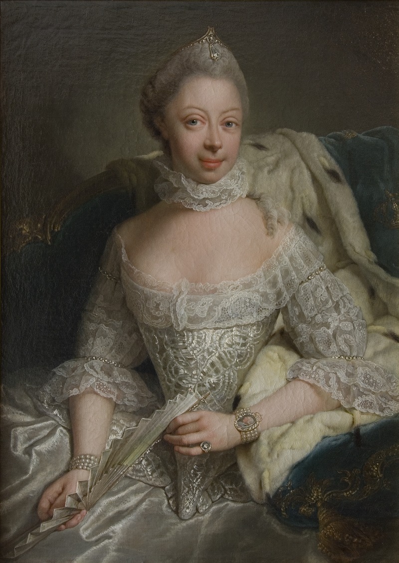 Georg David Matthieu - Portrait of Charlotte of Mecklenburg-Strelitz