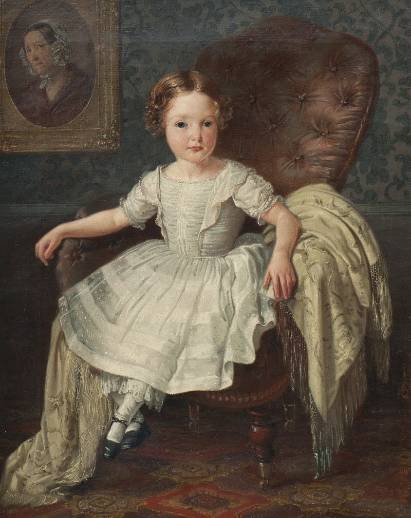 Hilda Amalia Brusewitz (f. 1853) by Gustaf Henrik Brusewitz - Artvee