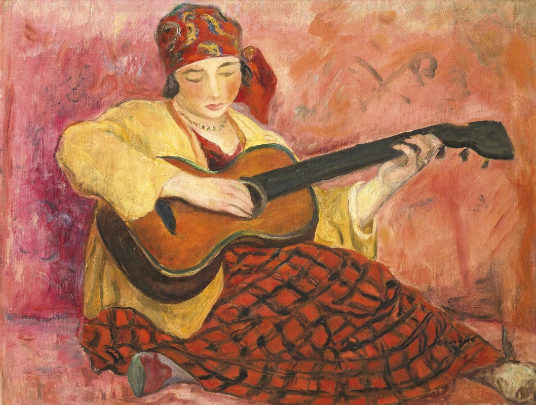 Henri Lebasque - Femme à la guitare (Nono)