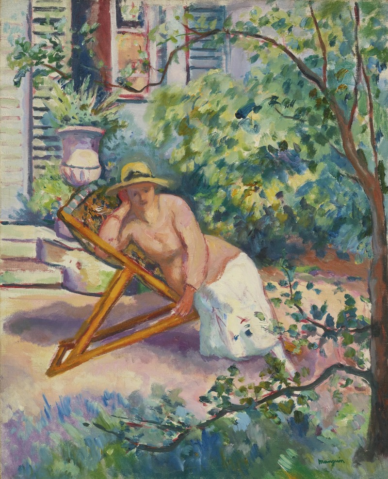 Henri Manguin - Jeanne dans le jardin de Neuilly