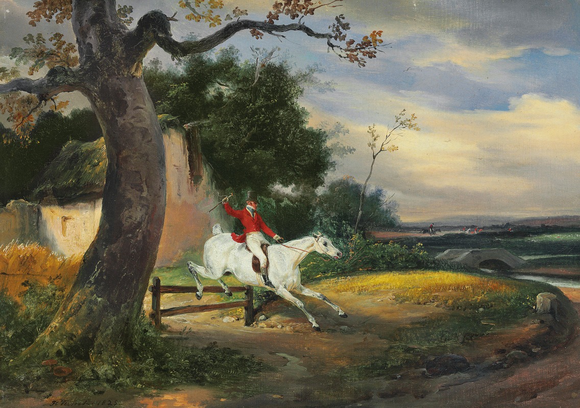 Horace Vernet - Over the Fence