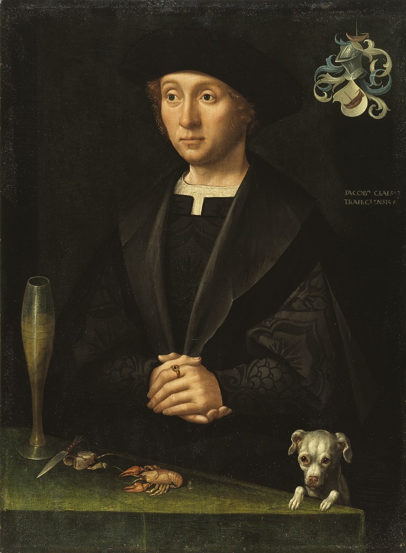 Jacob Claesz. van Utrecht - Portrait of a Member of the Alardes Family