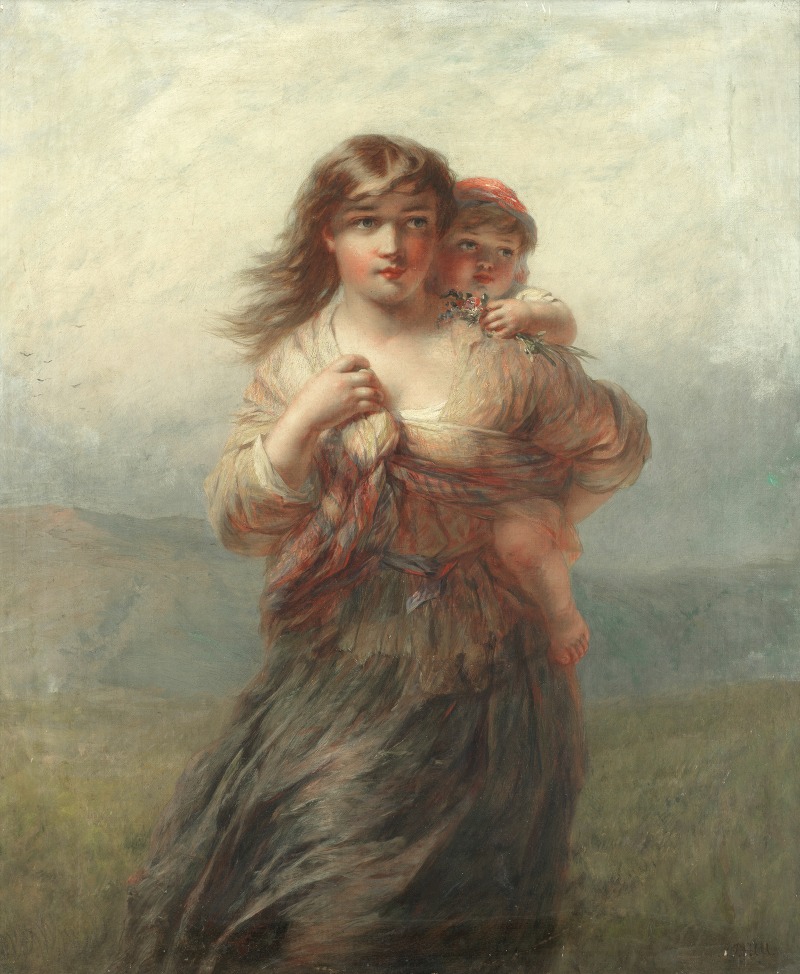 James John Hill - Mother and child