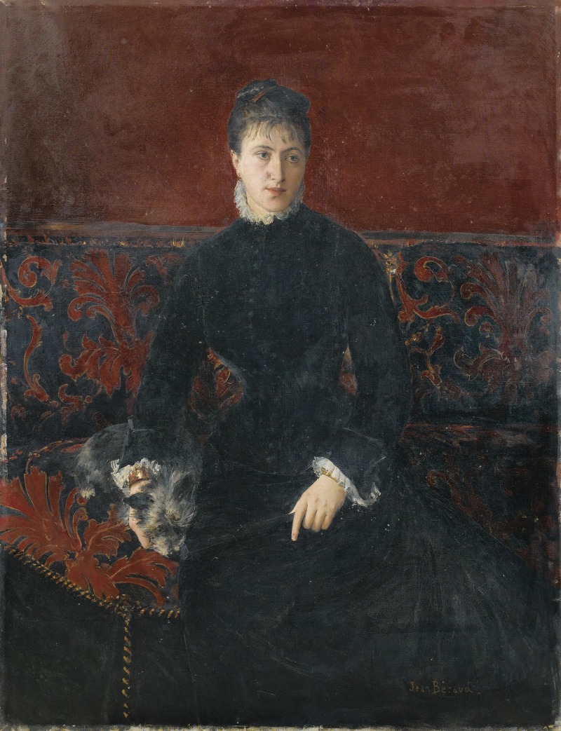 Jean Béraud - Portrait de Reine Bourdais