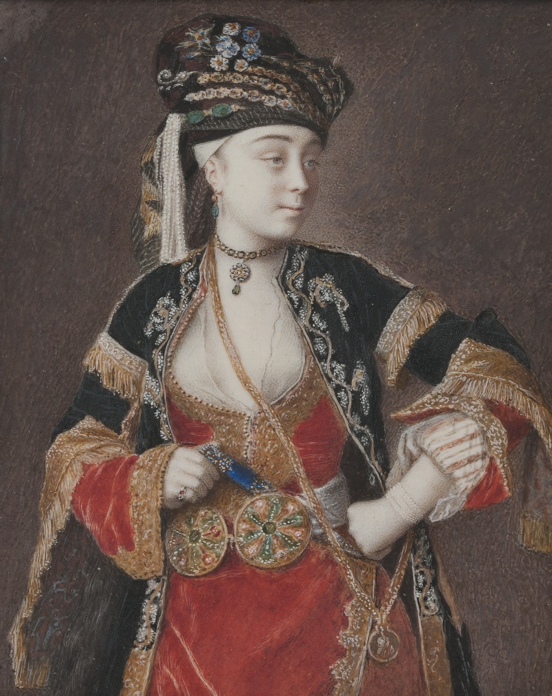 Jean-Etienne Liotard - Lady in Turkish costume