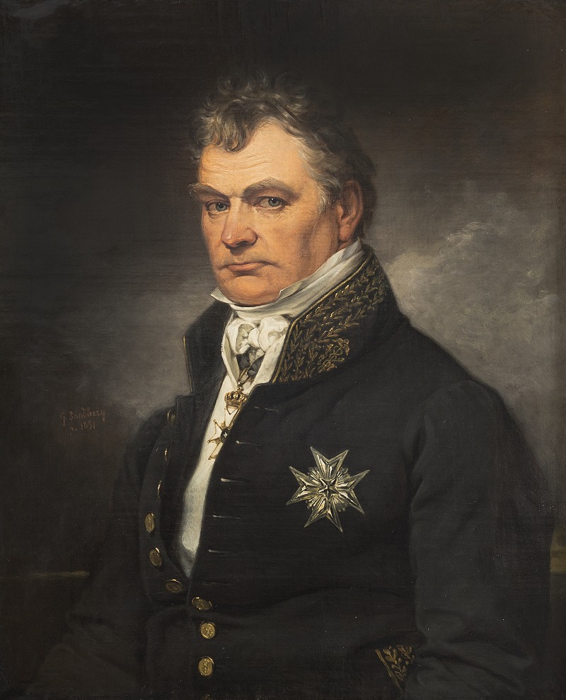 Johan Gustaf Sandberg - Gabriel Poppius (1770-1856), Minister of state, president of the Chamber of Commerce
