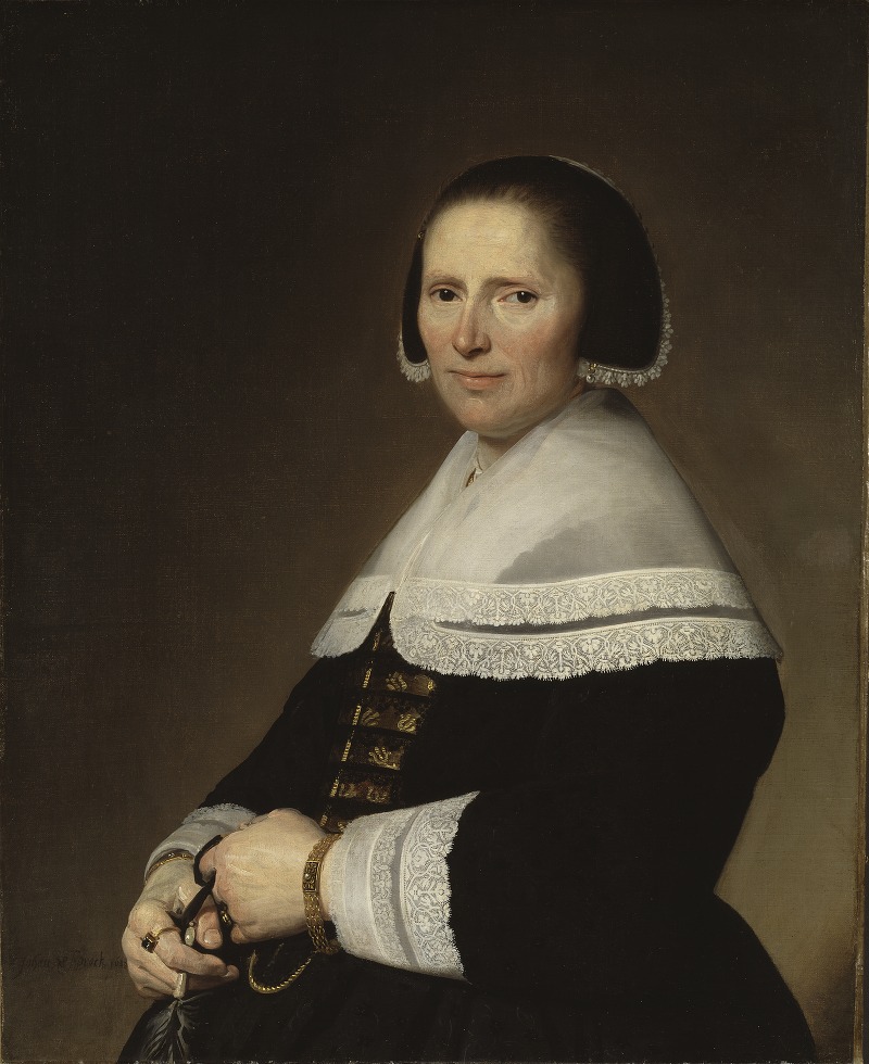 Johannes Cornelisz Verspronck - Portrait of a woman