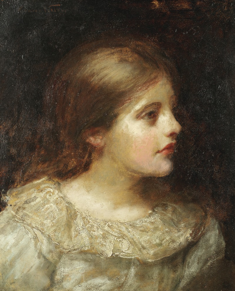 John Hanson Walker - Portrait of a girl