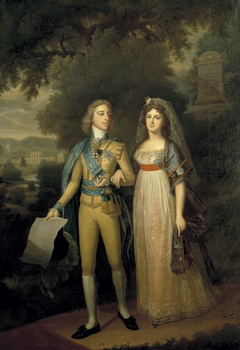 Jonas Forsslund - Gustav IV Adolf, 1778-1837, King of Sweden and Fredrika Dorotea Vilhelmina, 1781-1826, Princess of Baden, Queen of Sweden