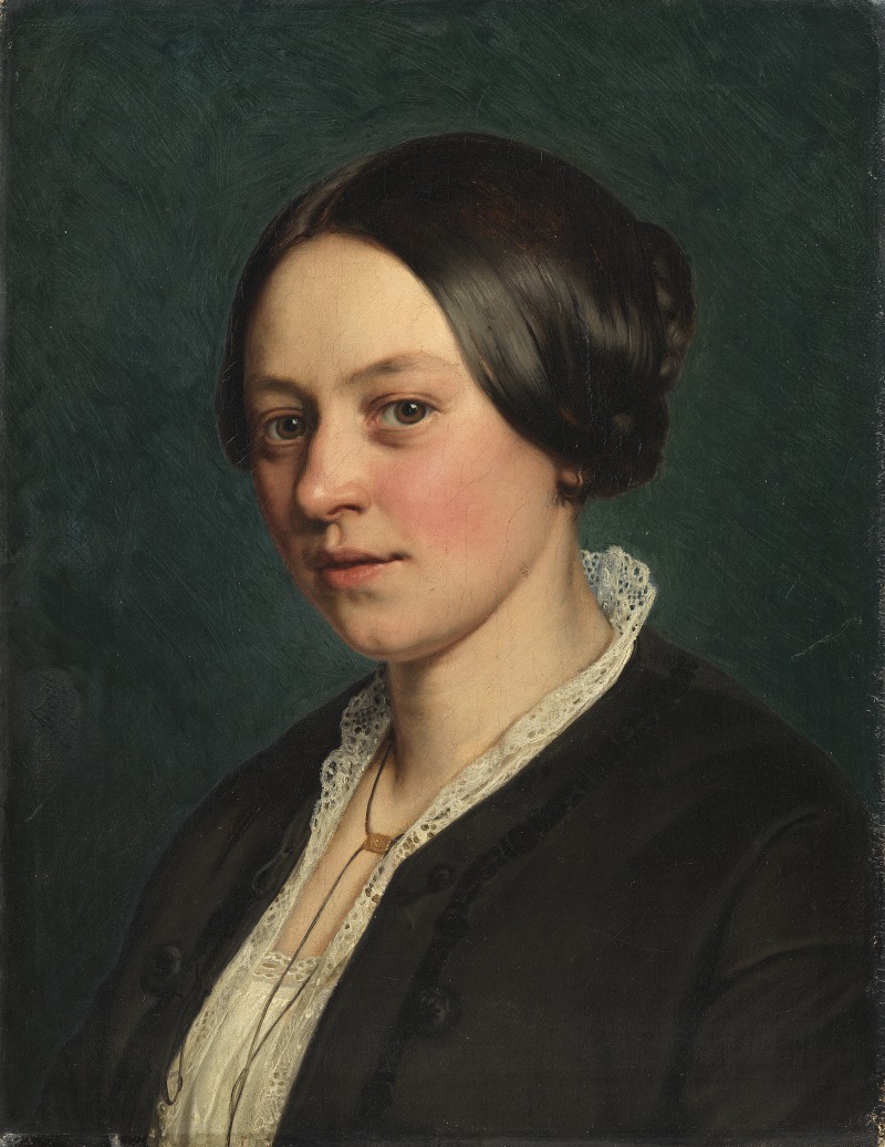 Jørgen Roed - Portrait of Ms Gad, born Tvermoes