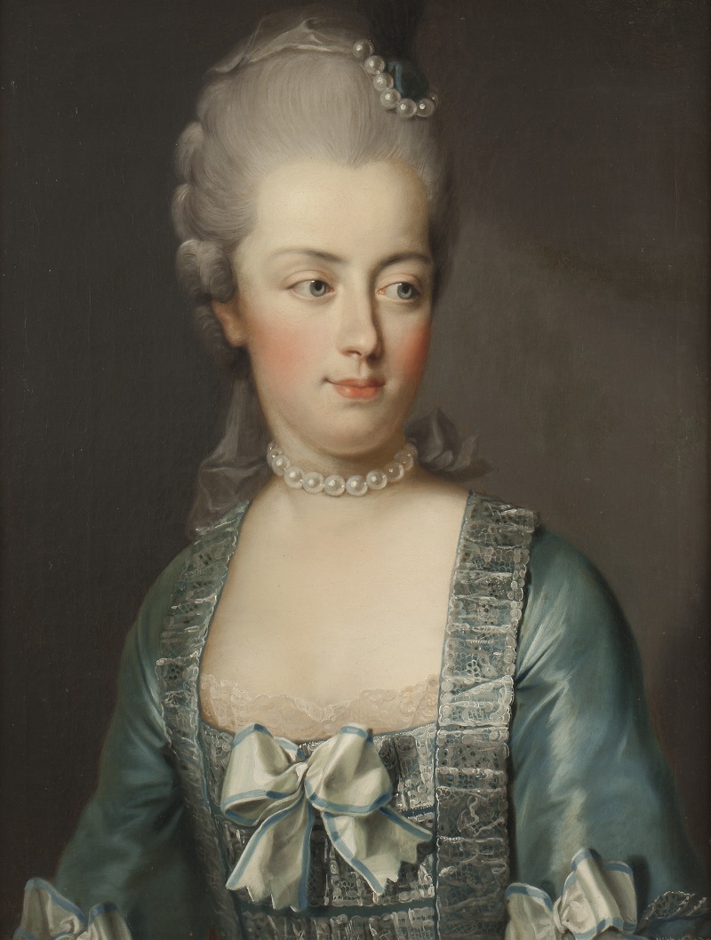 Joseph Hickel - Portrait of Marie Antoinette, 1755-1793