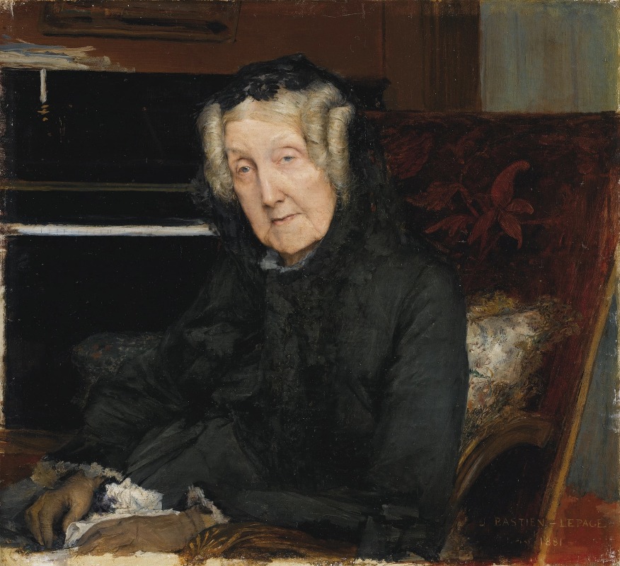 Jules Bastien-Lepage - Portrait de Mme Waskiewicz