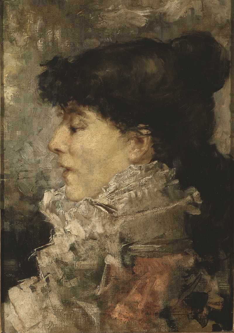 Jules Bastien-Lepage - Portrait of Sarah Bernhardt