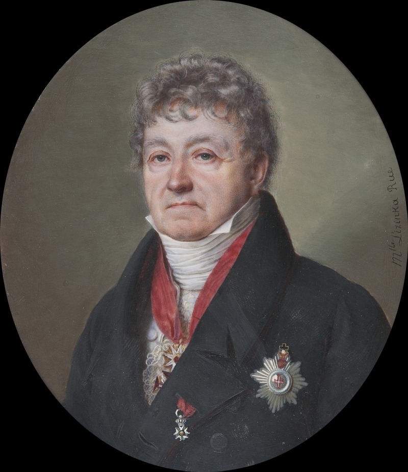 Lizinska de Mirbel - Portrait of a noble man