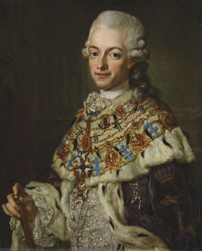 Lorens Pasch the Younger - Gustav III, 1746-1792