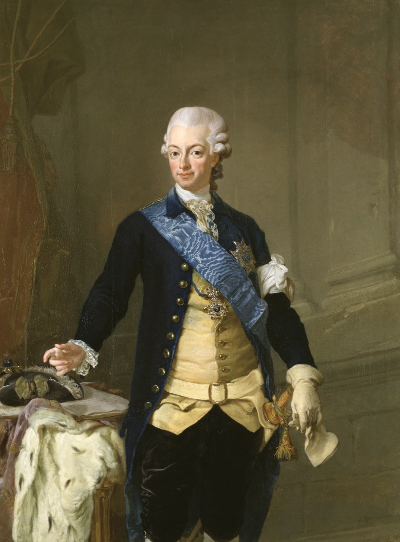 Lorens Pasch the Younger - King Gustav III of Sweden