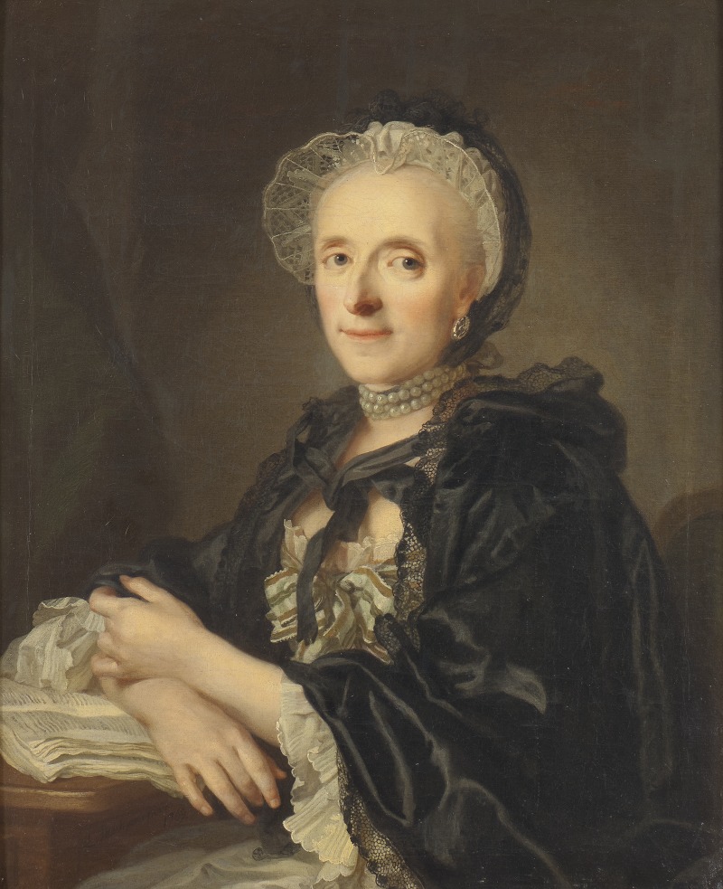 Lorens Pasch the Younger - Mrs Kristina Magdalena Wargentin