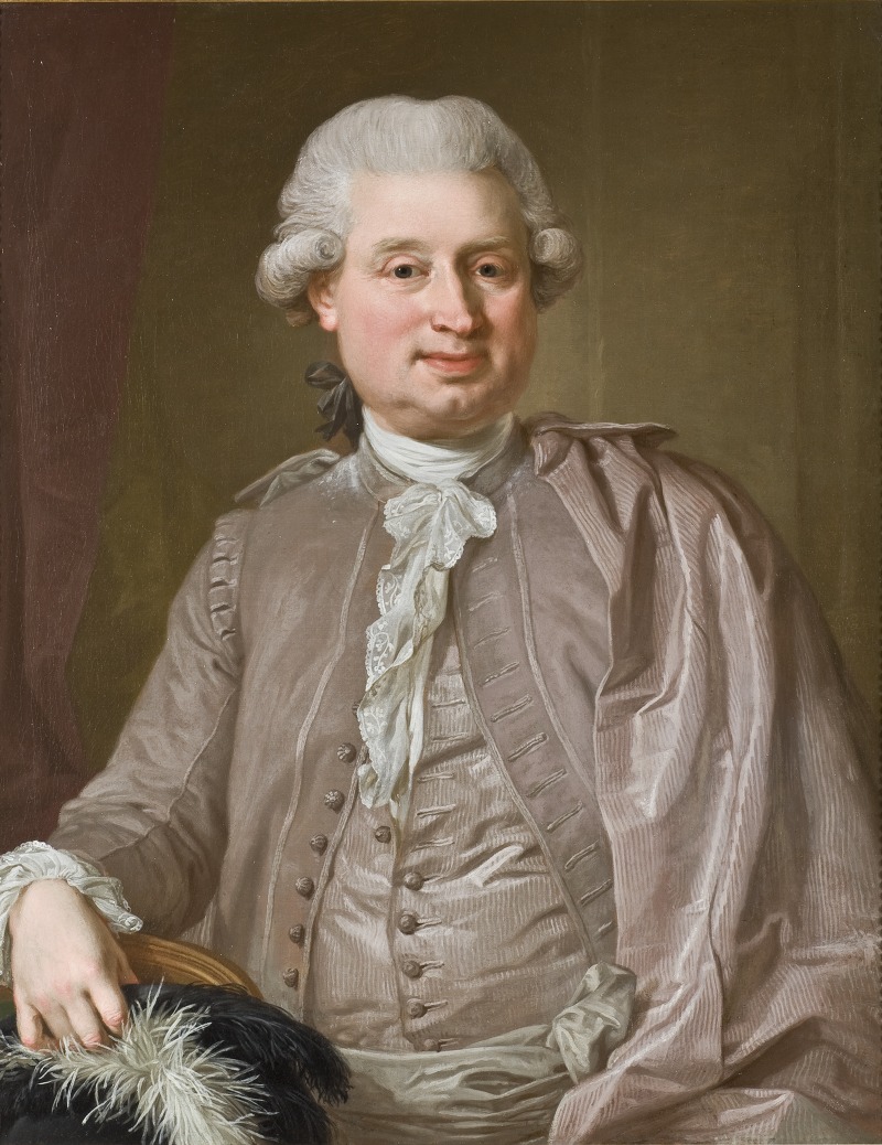 Lorens Pasch the Younger - Portrait of the wholesale dealer Johan Fredrik Burghadi