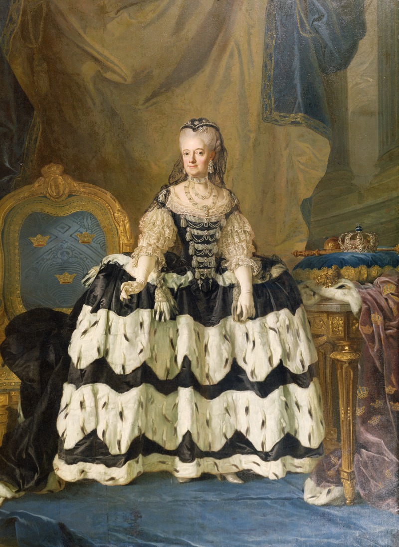 Lorens Pasch the Younger - The Dowager Queen Lovisa Ulrika of Sweden