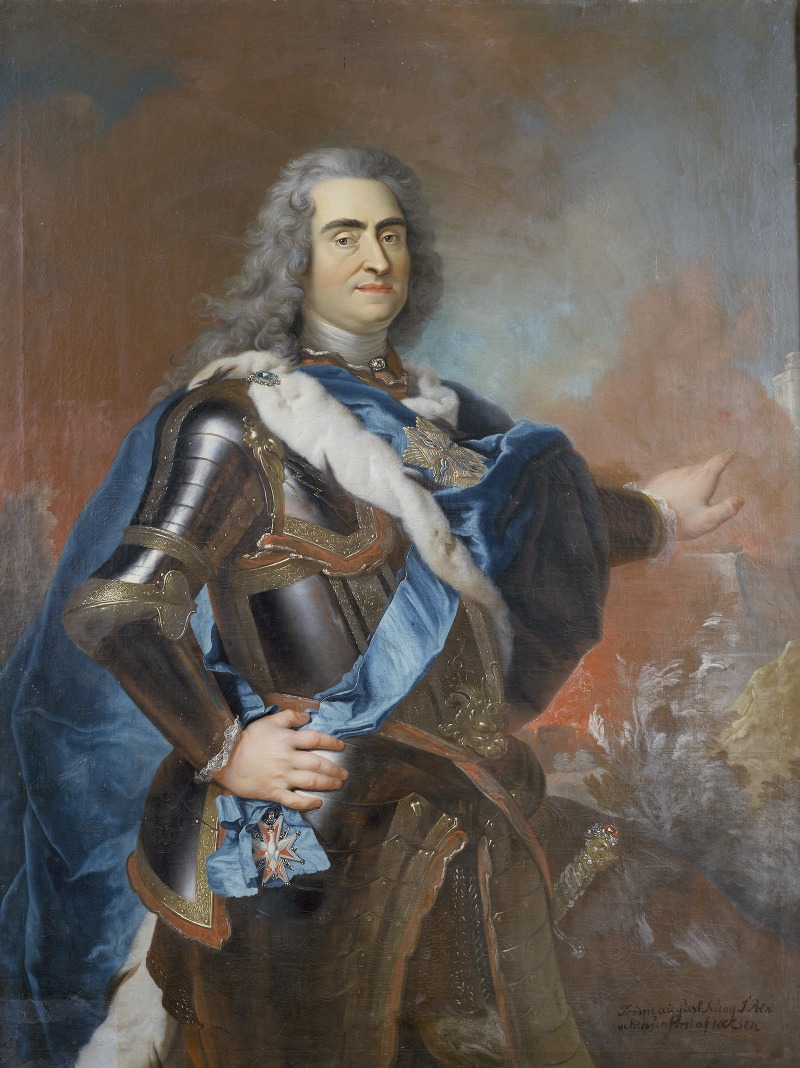 Louis de Silvestre - August II the Strong, 1670-1733, elector of Saxony, king of Poland