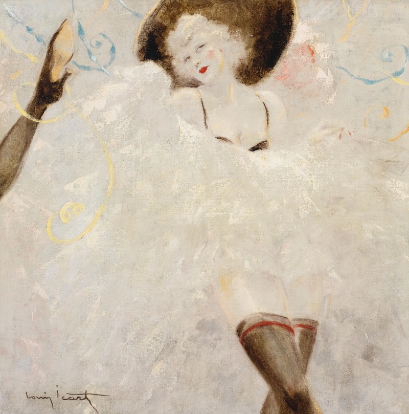 Louis Icart - Danseuse de Cancan