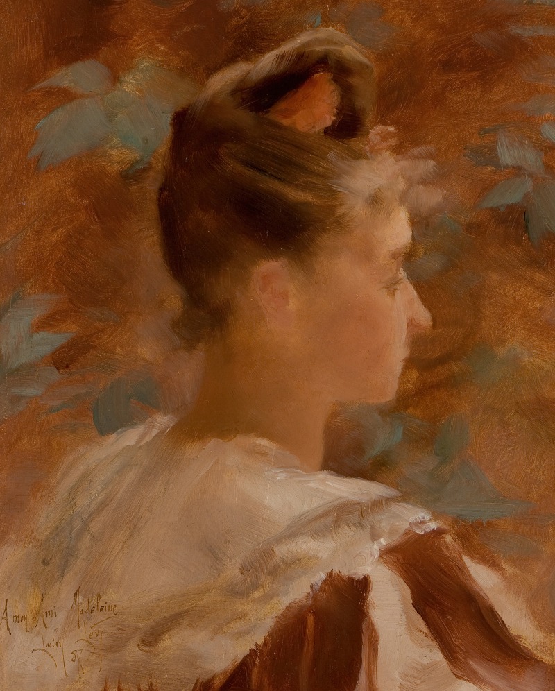 Lucien Lévy-Dhurmer - Portrait of a Lady