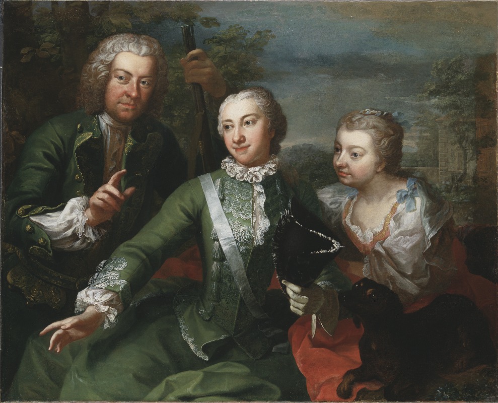Martin van Meytens - Carl Gustaf Tessin, Ulla Sparre af Sundby samt Brita Stina Sparre
