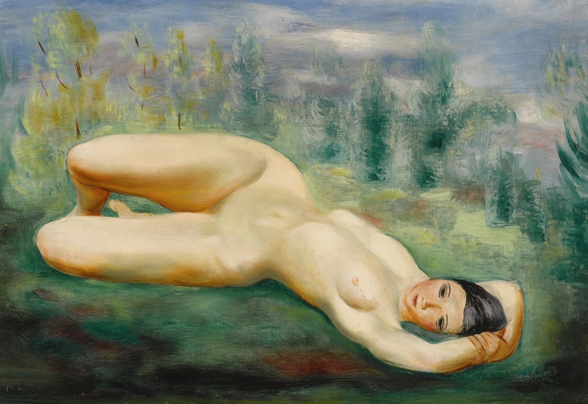 Moïse Kisling - Nu dans l’herbe