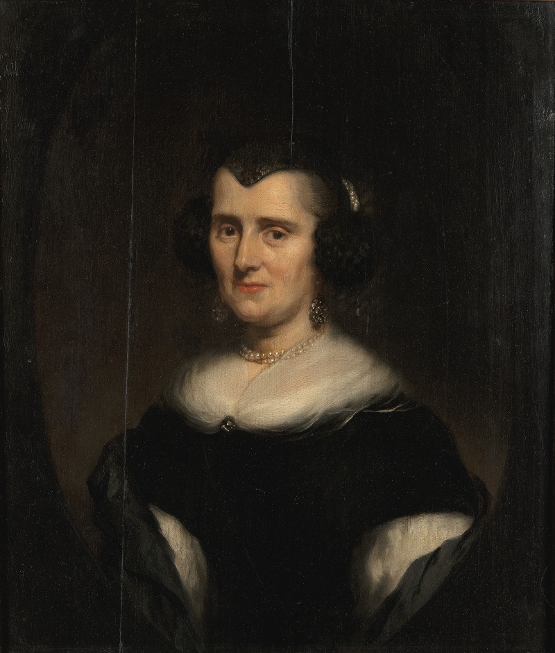 Nicolaes Pietersz. Berchem - Bust-Length Portrait of a Middle-Aged Woman