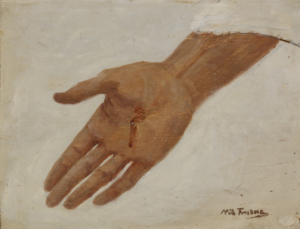 Nils Forsberg - Hand. Sketch for a Picture of Christ