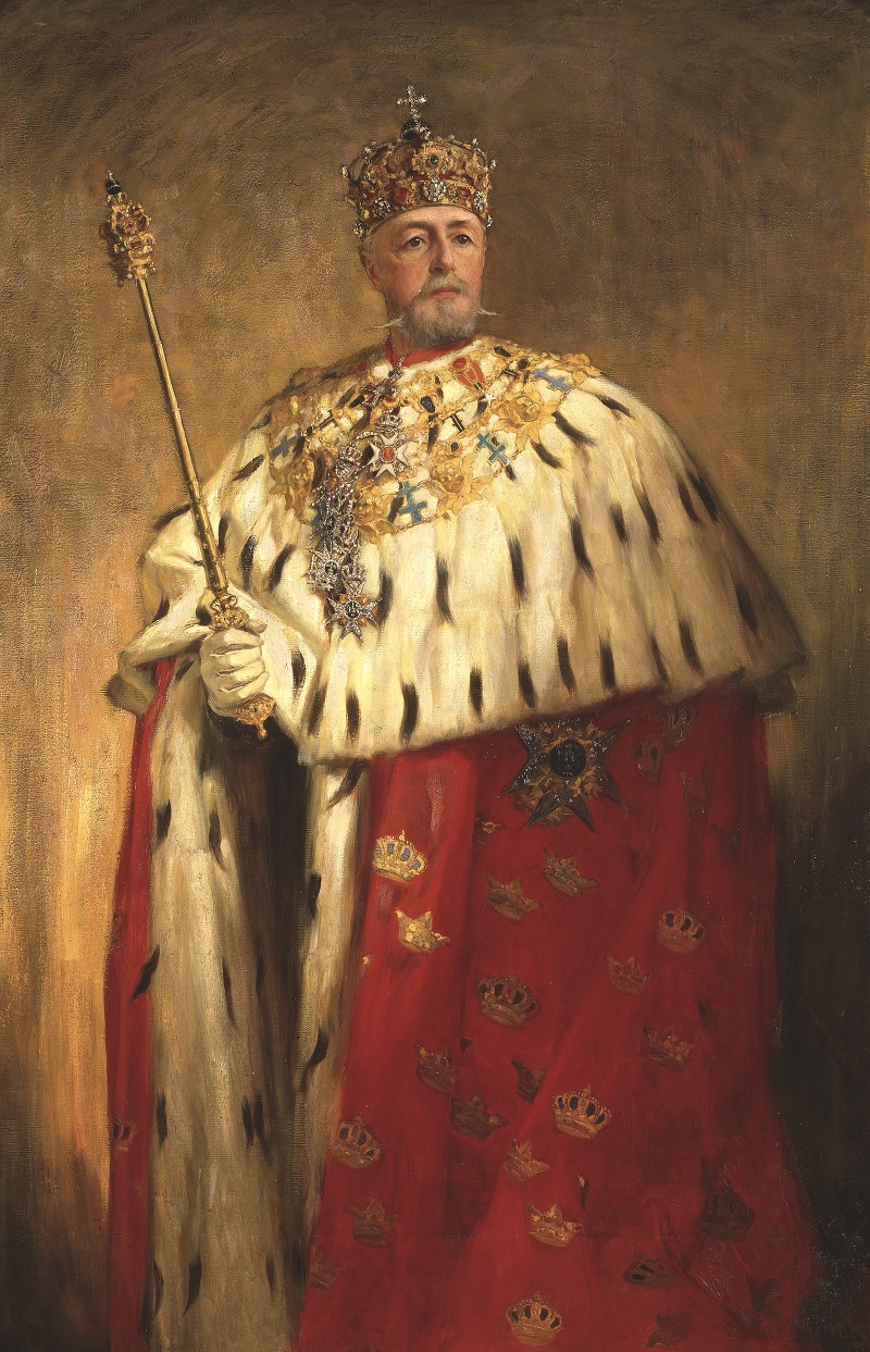 Oscar Björck - Oskar II (Oskar Fredrik), 1829-1907, King of Sweden 1872 and of Norway 1872-1905