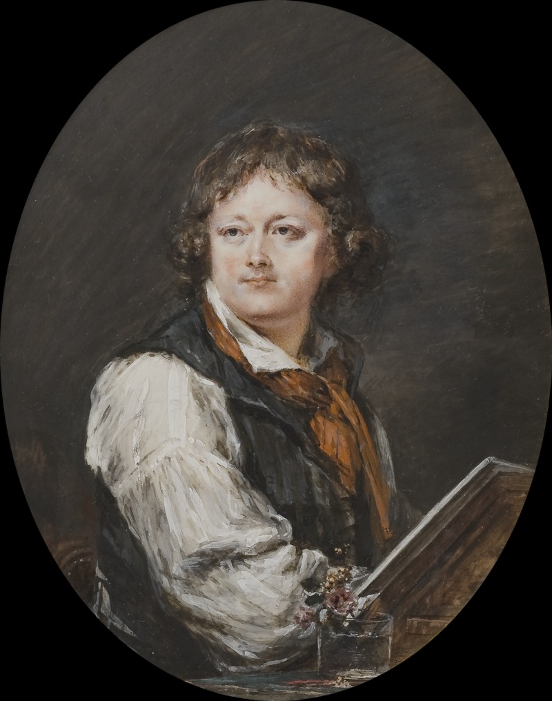 Peter Adolf Hall - Self-portrait