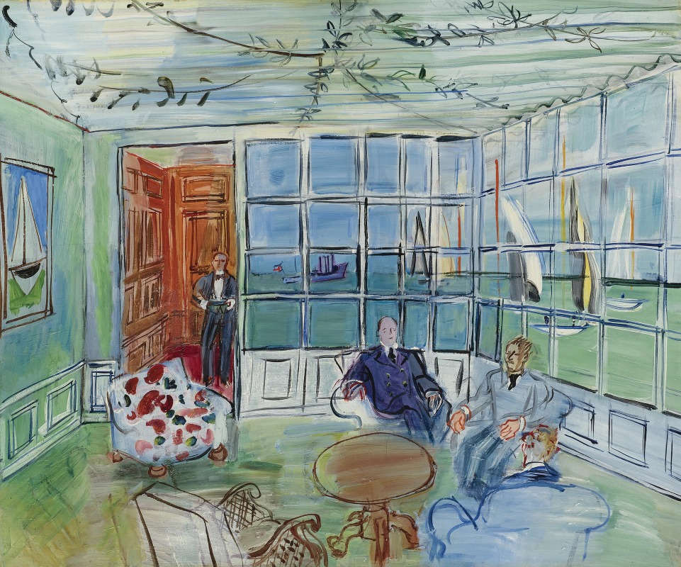 Raoul Dufy - Le Royal Yacht Squadron, Cowes, Isle of Wight