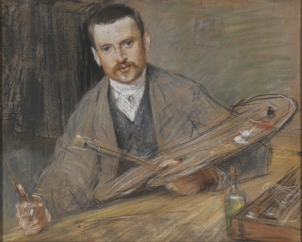 Richard Bergh - Johan Kindborg, 1861-1907, artist, married to wood engraver Emy Edman