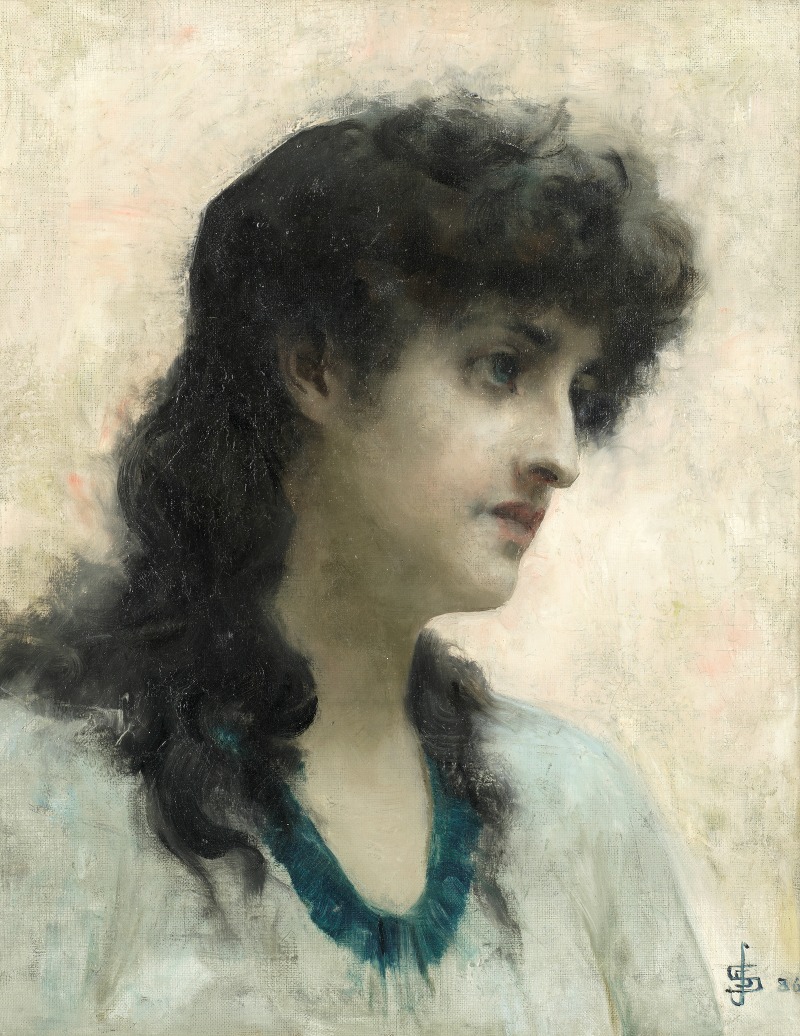 Solomon Joseph Solomon - Portrait of a lady