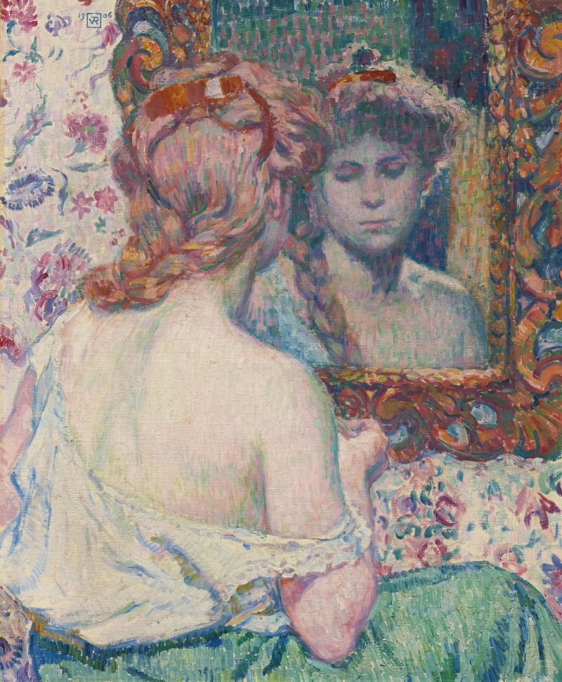 Theo van Rysselberghe - Femme au miroir