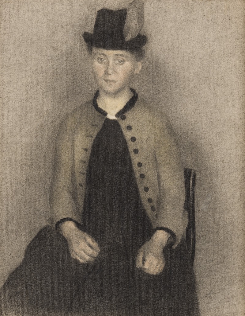 Vilhelm Hammershøi - Ida Ilsted, the Artist’s Wife