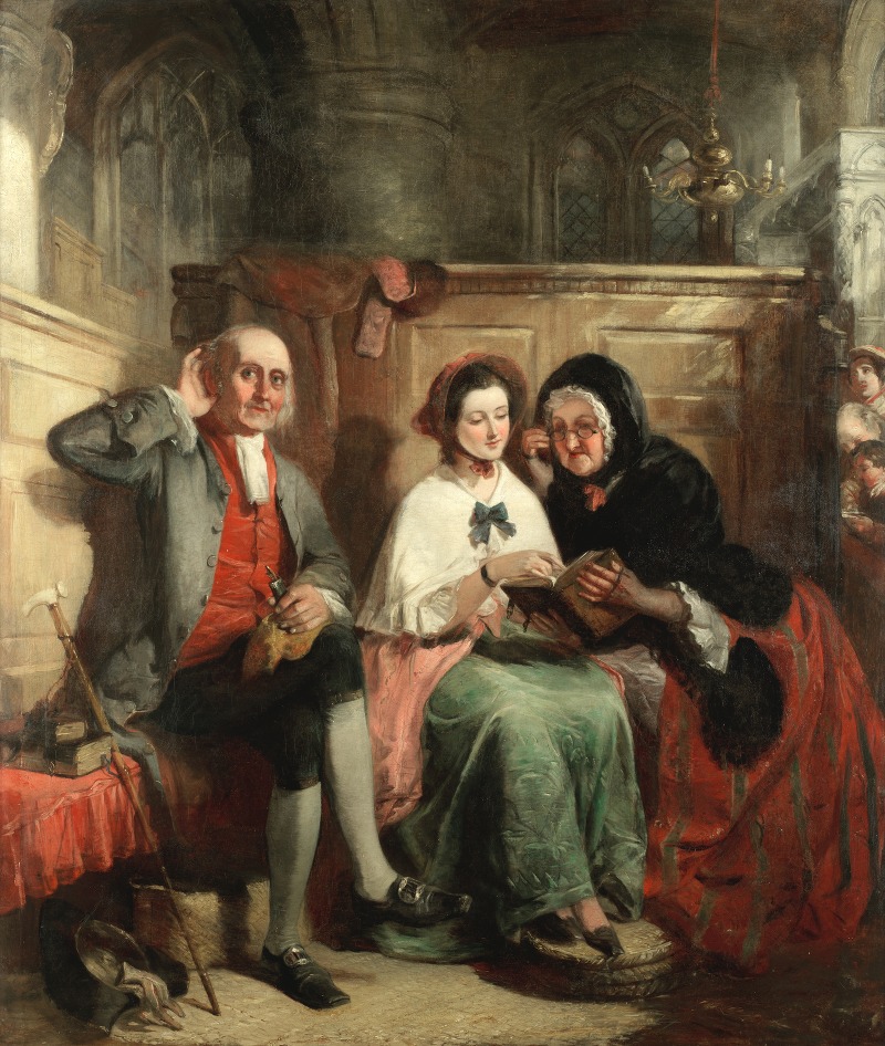 William Powell Frith - Following the sermon