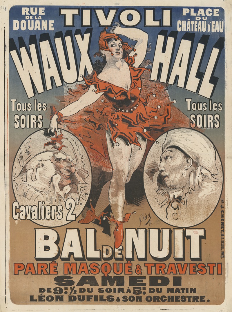 Jules Chéret - Tivoli Waux-Hall. Bal de nuit