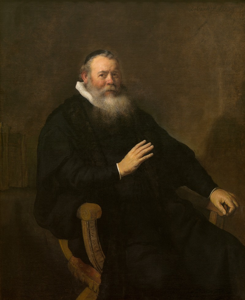Rembrandt van Rijn - Portrait of Eleazar Swalmius