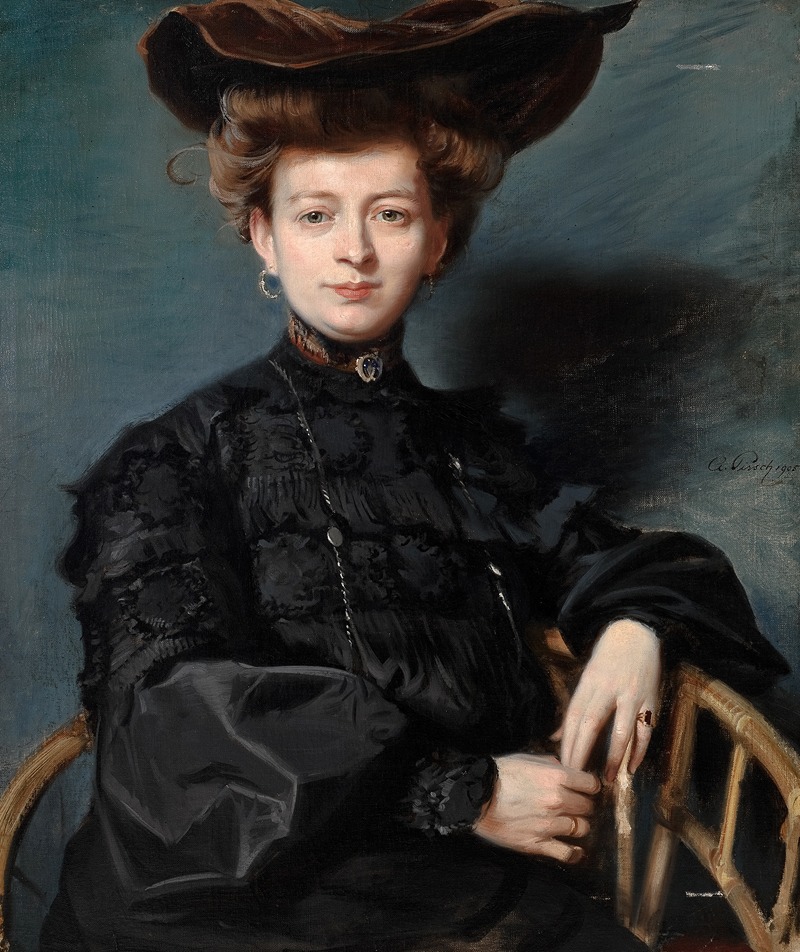 Adolf Pirsch - Portrait of Theresa Hannack