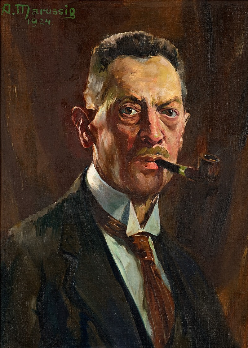 Anton Marussig - Self-portrait