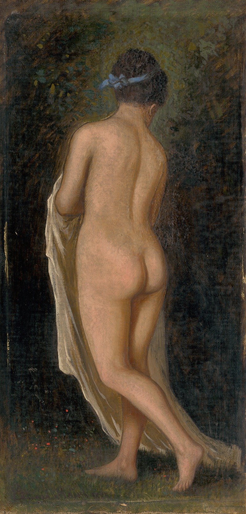 Eduard Majsch - Study of a Standing Female Nude