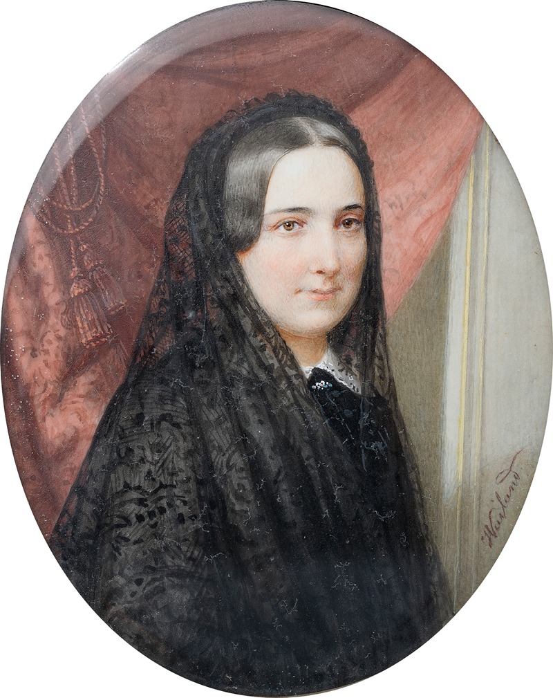Friedrich Wailand - Portrait of Coelestine Gräfin Batthyány