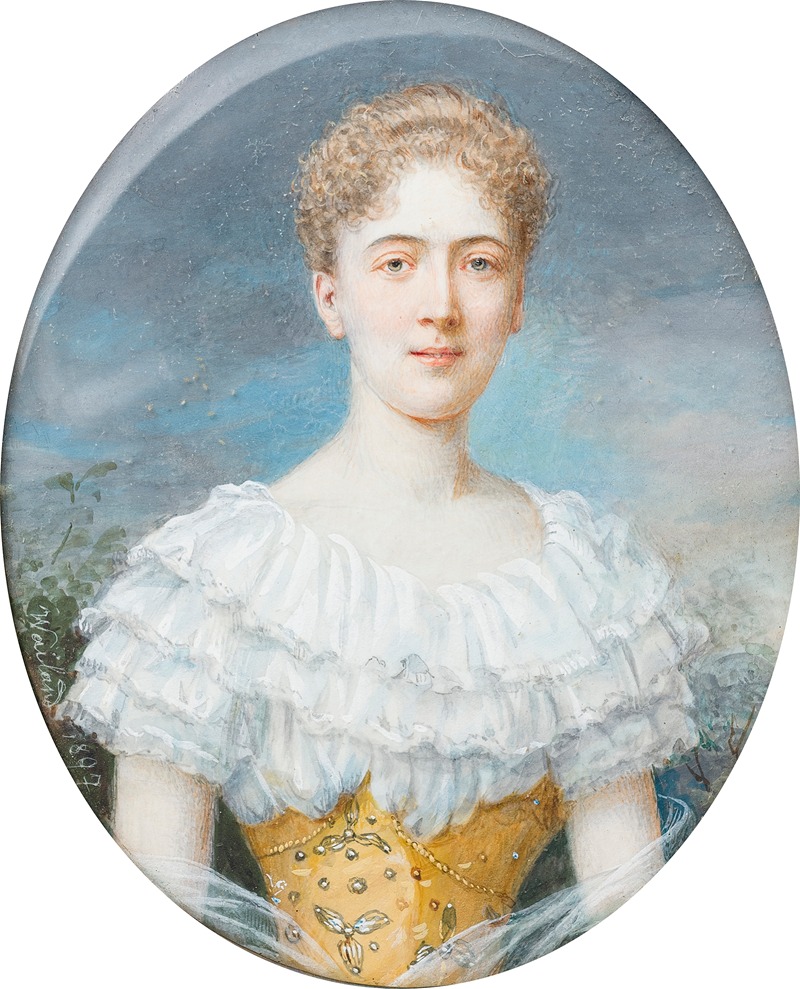 Friedrich Wailand - Portrait of Johanna Gräfin Gleispach