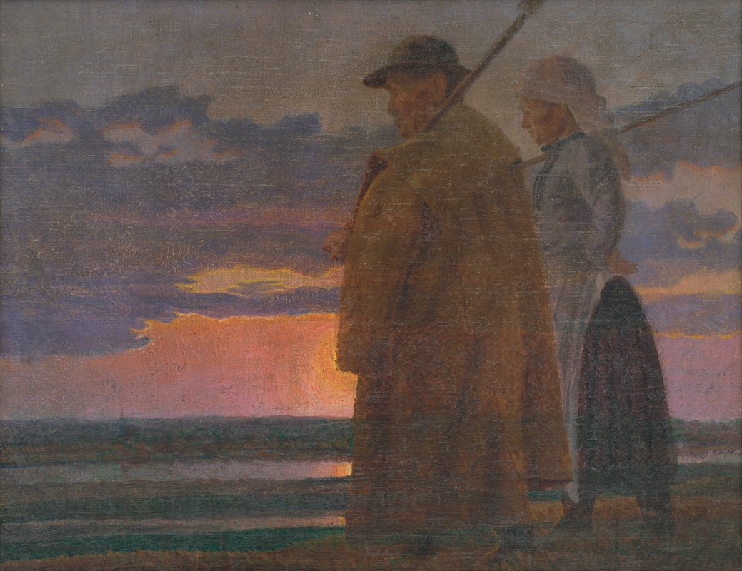 Ivan Žabota - Returning from work