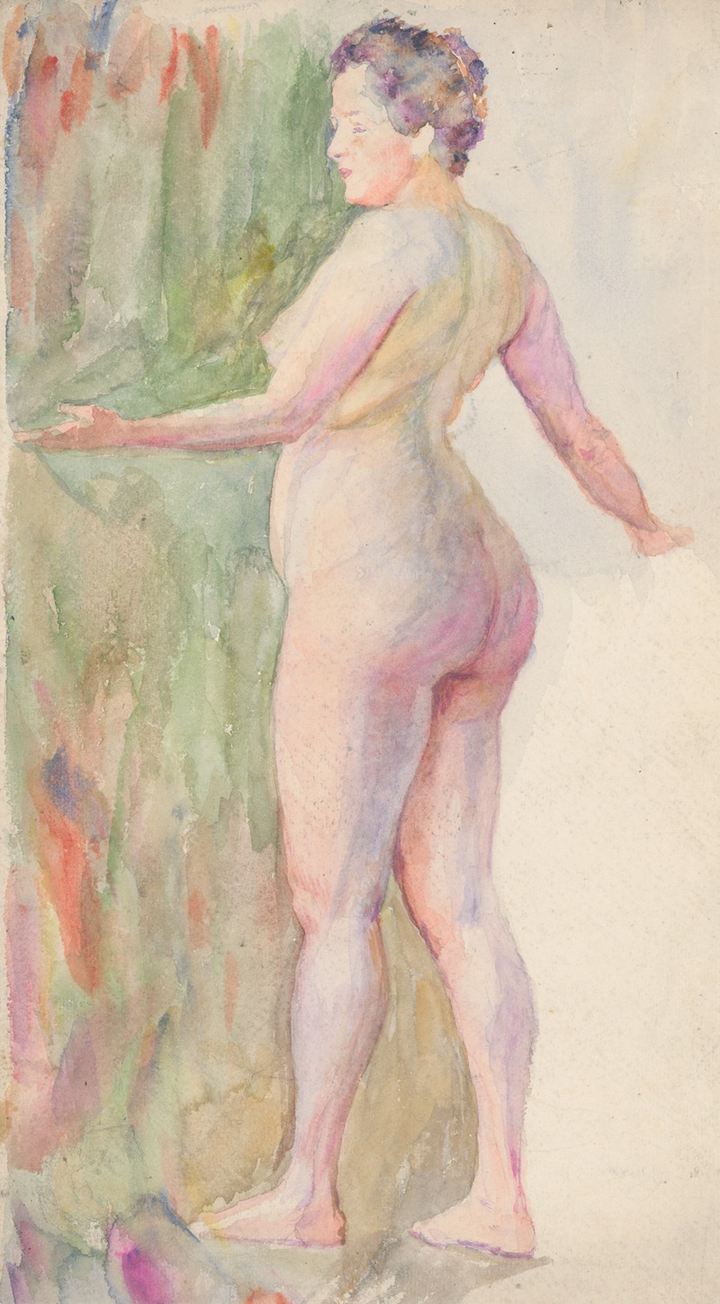 Ivan Žabota - Standing Female Nude