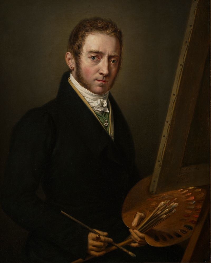 Josef August Stark - Self-portrait